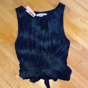 Victoria’s Secret Heavenly Dark Blue Tie-Dye Tank Top